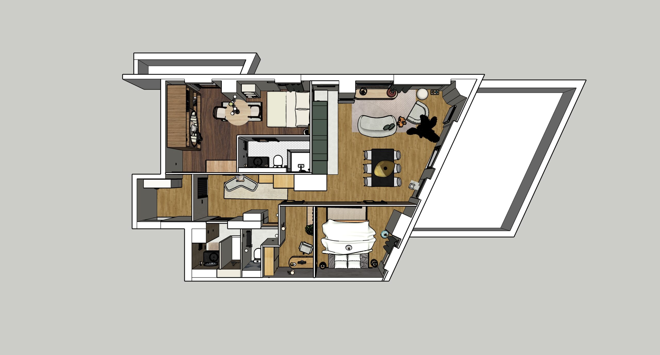 architecte d'interieur sketchup